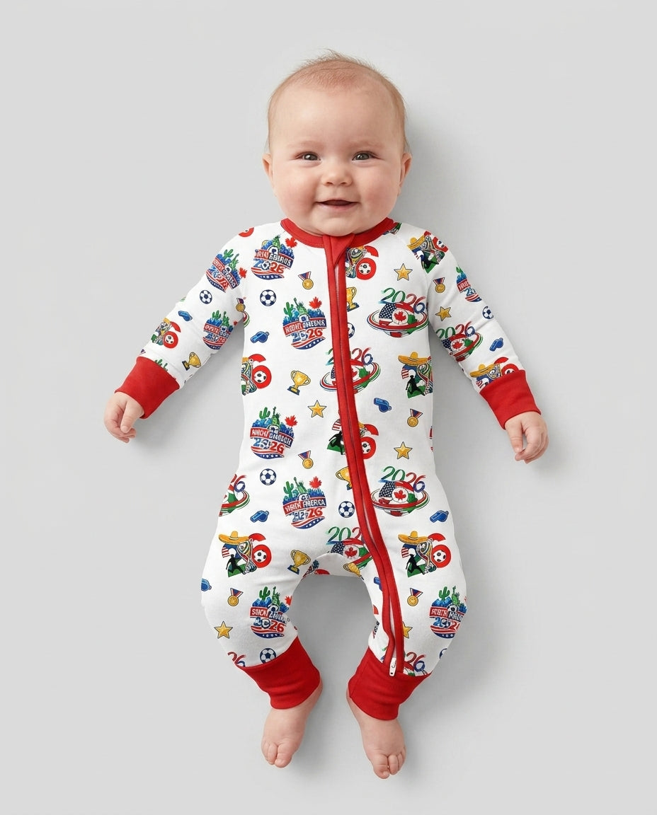 World Soccer North America 2026 Family Matching Bamboo Convertible Zippy