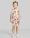 Cherry America 4th of July Bamboo Two Piece Short Sleeve Shorts Pajama Set