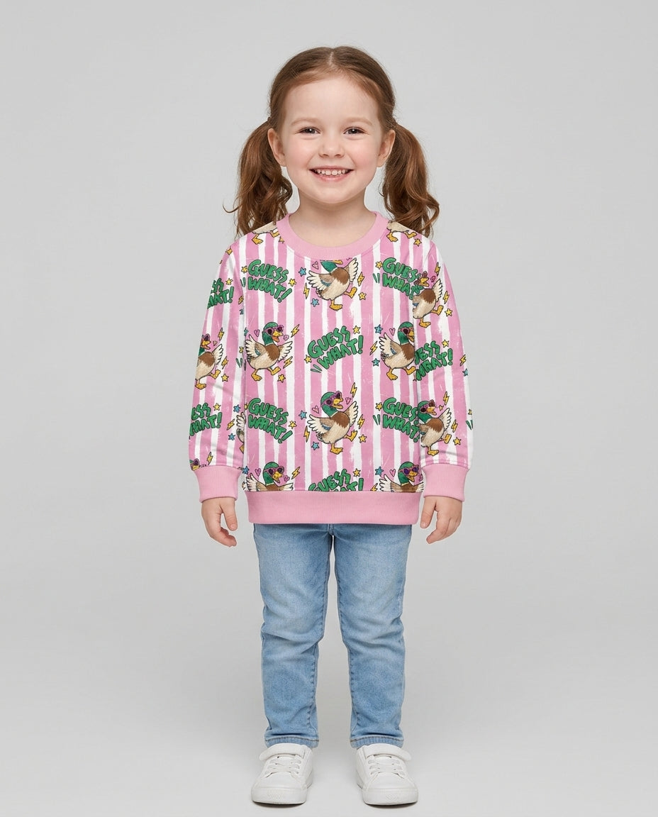 Guess What Mallard Butt Bamboo Crewneck Sweatshirt