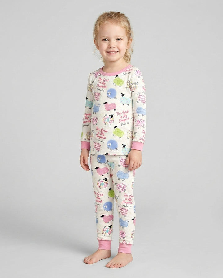 Template Bamboo Two Piece Long Sleeve Pyjamas Set