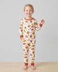 Happy Snack Bamboo Two Piece Long Sleeve Pajama Set