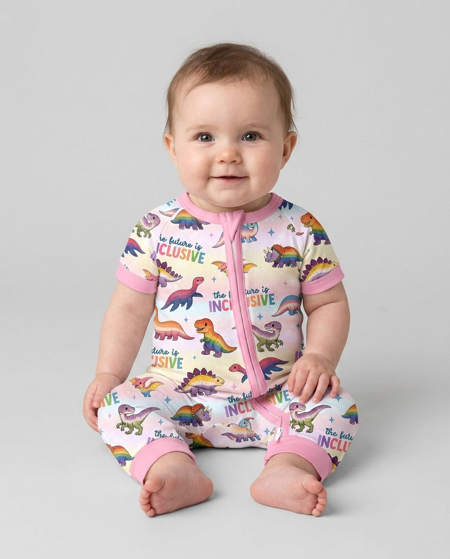 The Future is Inclusive Bamboo Shorty Zippy