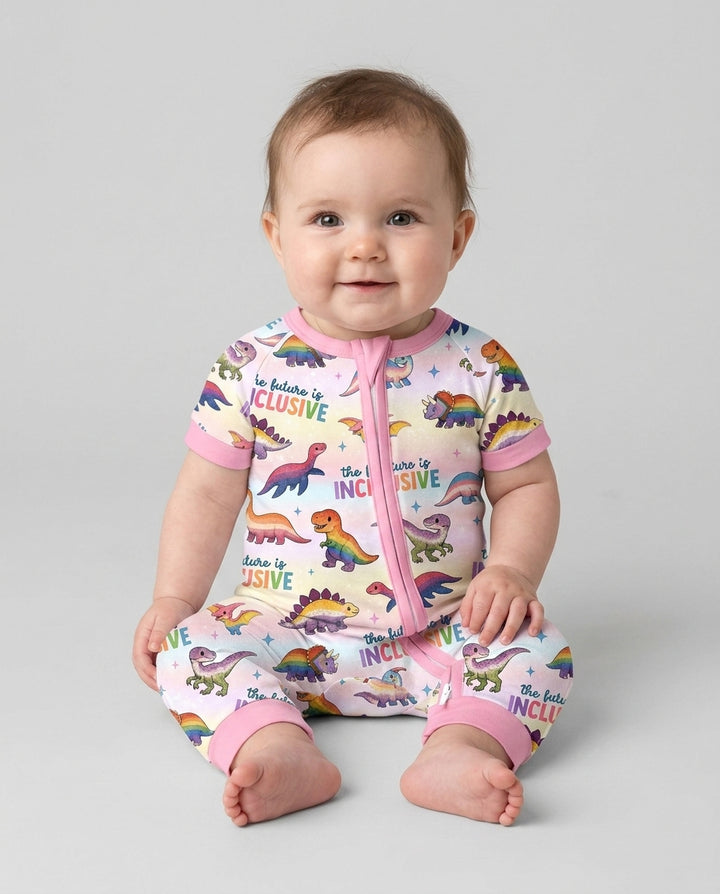 The Future is Inclusive Bamboo Shorty Zippy