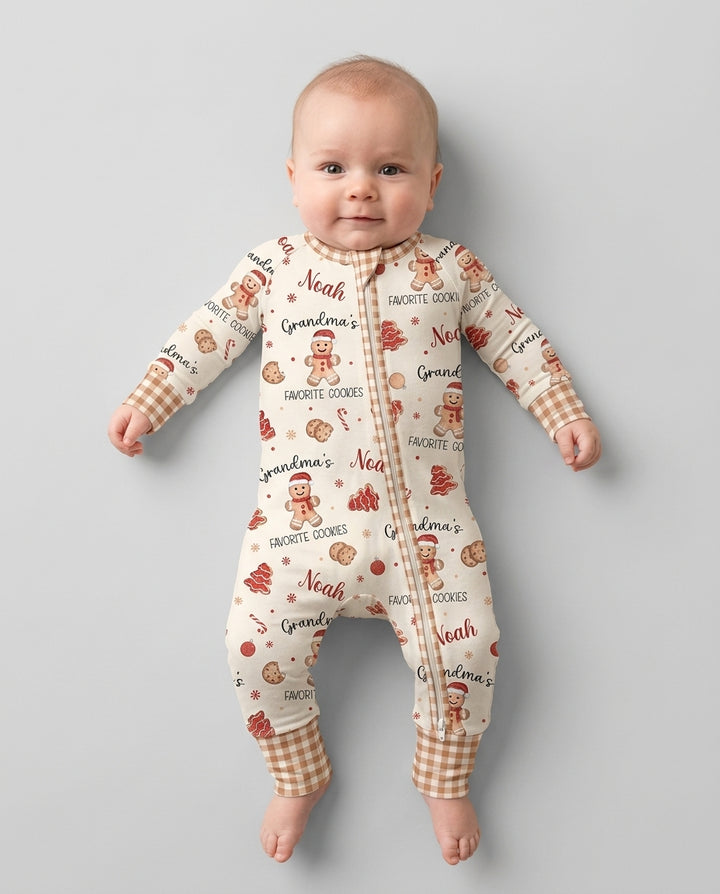 Custom Name Grandma’s Favorite Cookies Bamboo Convertible Zippy