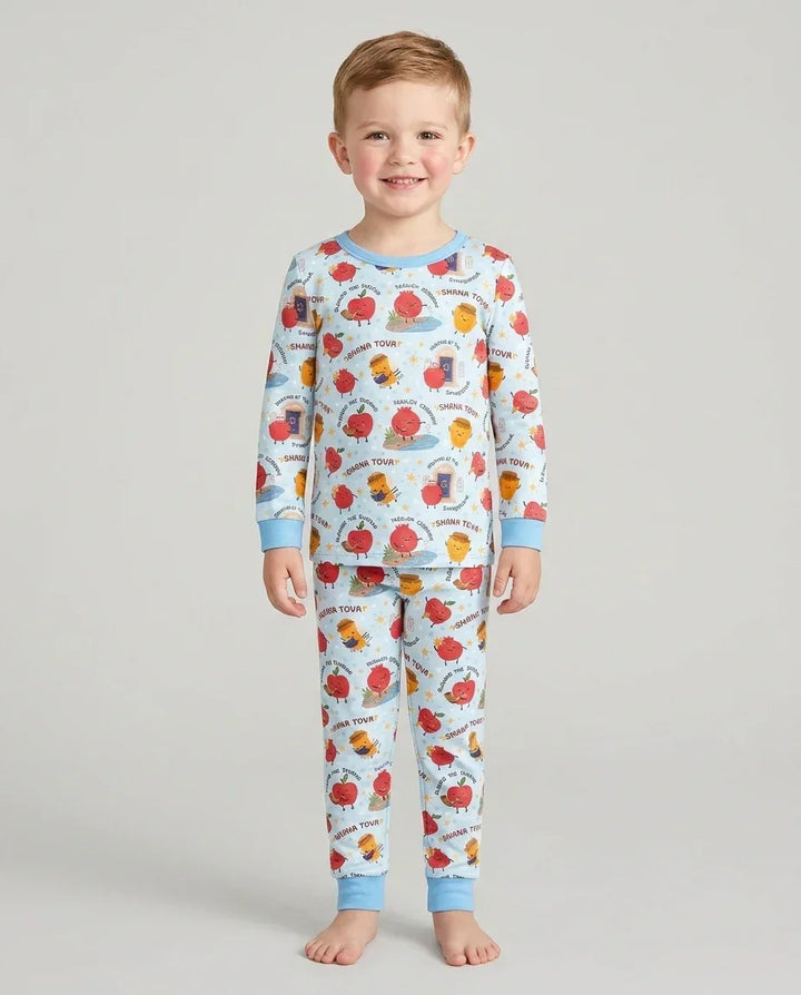 Template Bamboo Two Piece Long Sleeve Pyjamas Set