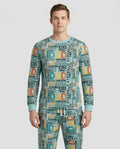 Dad Word Collage Bamboo Men's Pajama Set