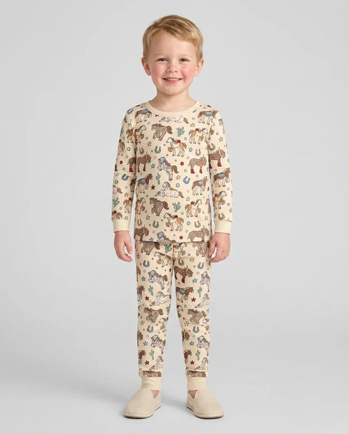 Lil' Buckaroo Bamboo Two Piece Long Sleeve Pajama Set
