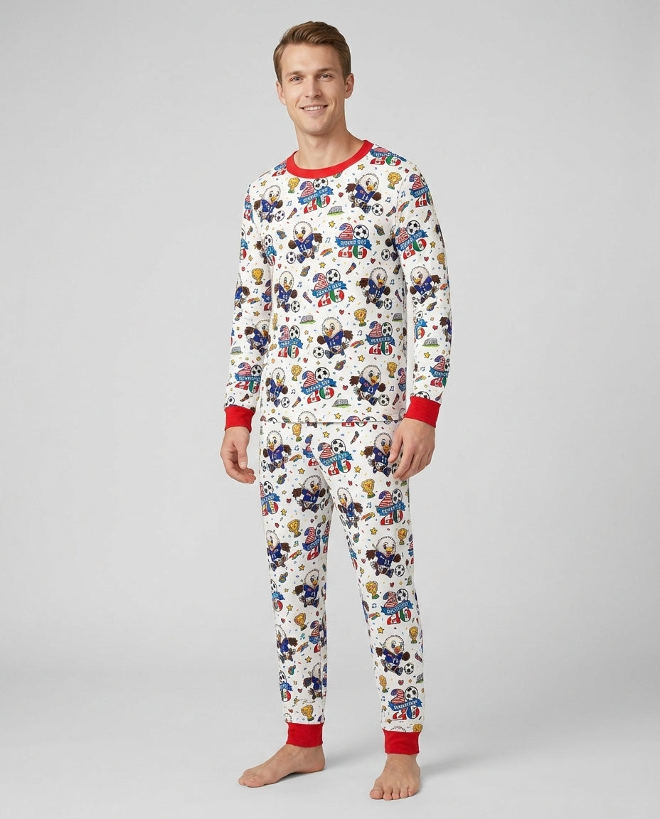We Are The Champions Soccer Cup 2026 Bamboo Men's Pajama Set