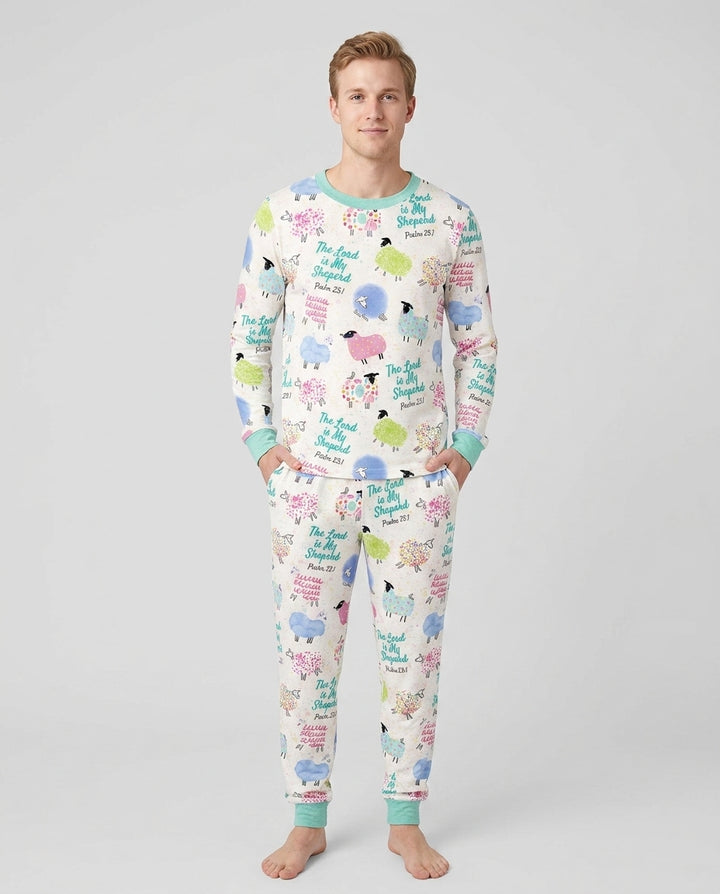 The Lord Is My Shepherd Psalm 23 Bamboo Men's Pajama Set
