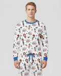 Custom Photo Smith Family Celebration Bamboo Men's Pajama Set