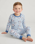 Happy Soccer Ball Family Matching Bamboo Two Piece Long Sleeve Pajama Set