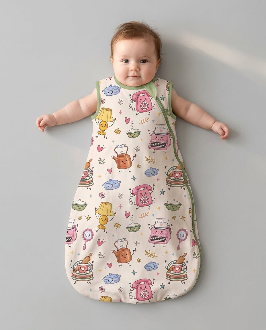 Retro Chasing Toy Bamboo Sleep Bag