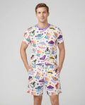 Proud Wings Family Matching Bamboo Men Short Sleeve Short Pajama Set