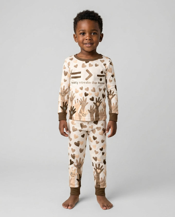 Equality Is Better Than Division Bamboo Two Piece Long Sleeve Pajama Set