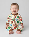 Santa Puppies Paw Bamboo Convertible Zippy