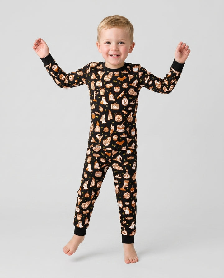 Template Bamboo Two Piece Long Sleeve Pyjamas Set