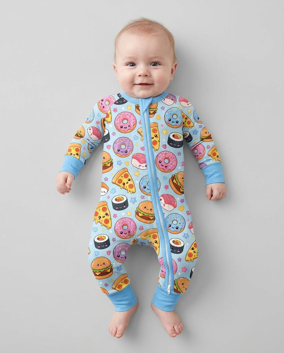 Kawaii Snack Party Bamboo Convertible Zippy