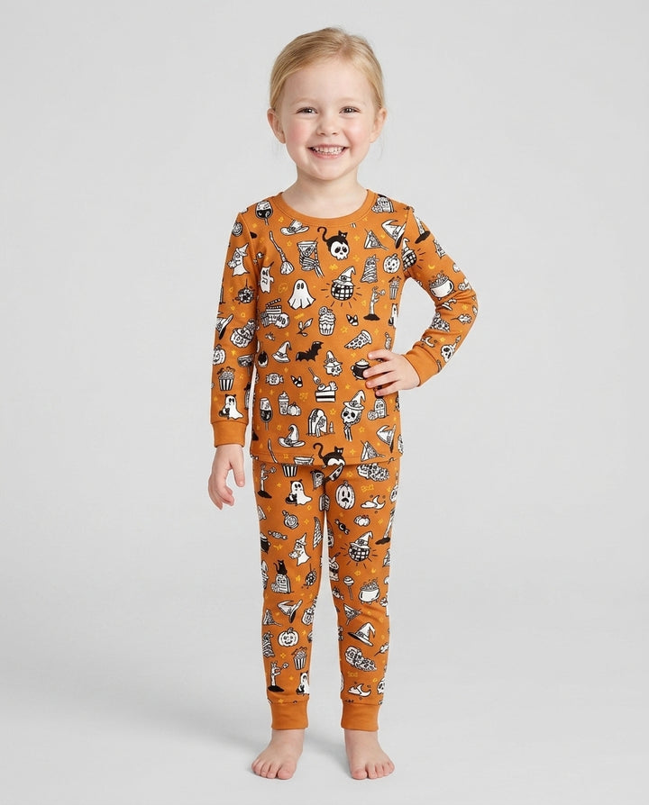 Template Bamboo Two Piece Long Sleeve Pyjamas Set