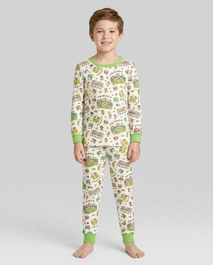 Template Bamboo Two Piece Long Sleeve Pyjamas Set