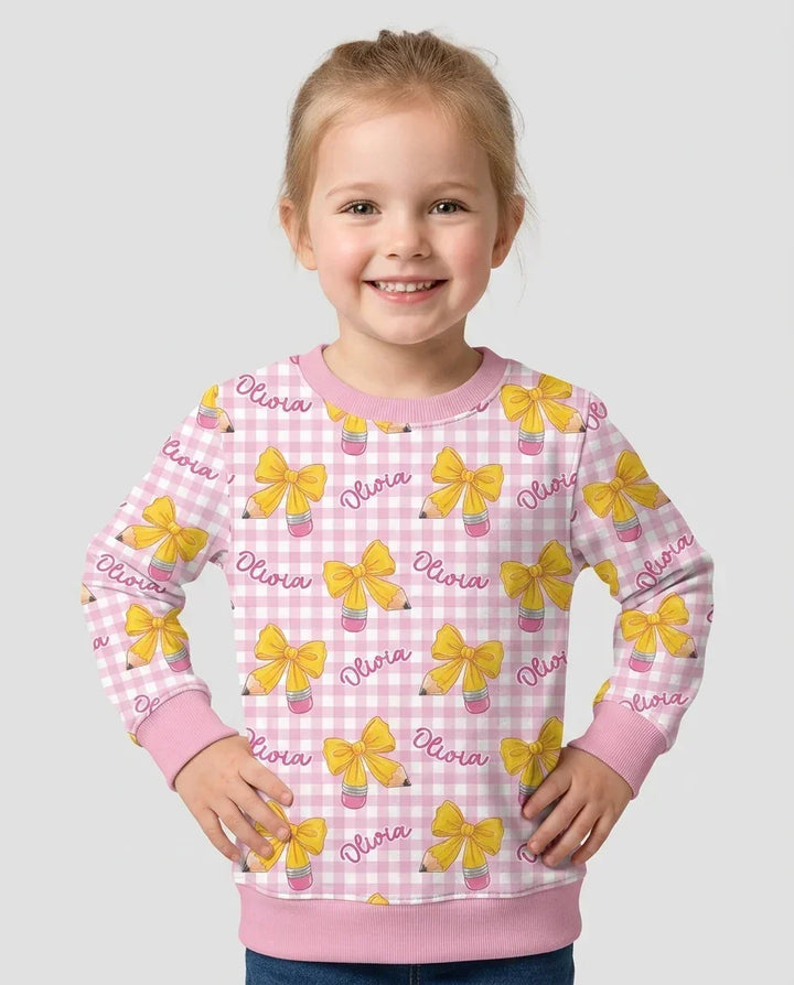 Coquette Back To School Bamboo Crewneck Sweatshirt