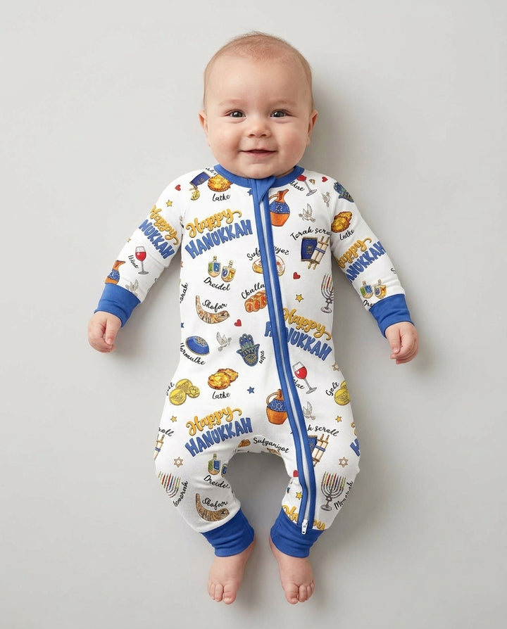 Tis The Season Hanukkah Bamboo Convertible Zippy