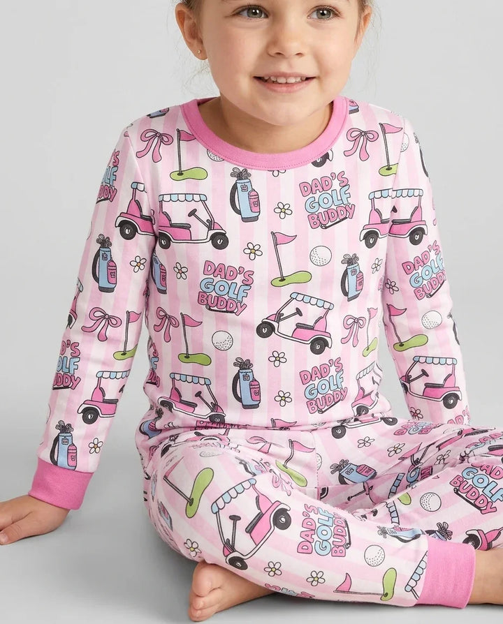 Dad's Golf Buddy Bamboo Two Piece Long Sleeve Pajama Set