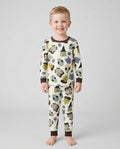 Halloween Face Bamboo Two Piece Long Sleeve Pyjamas Set