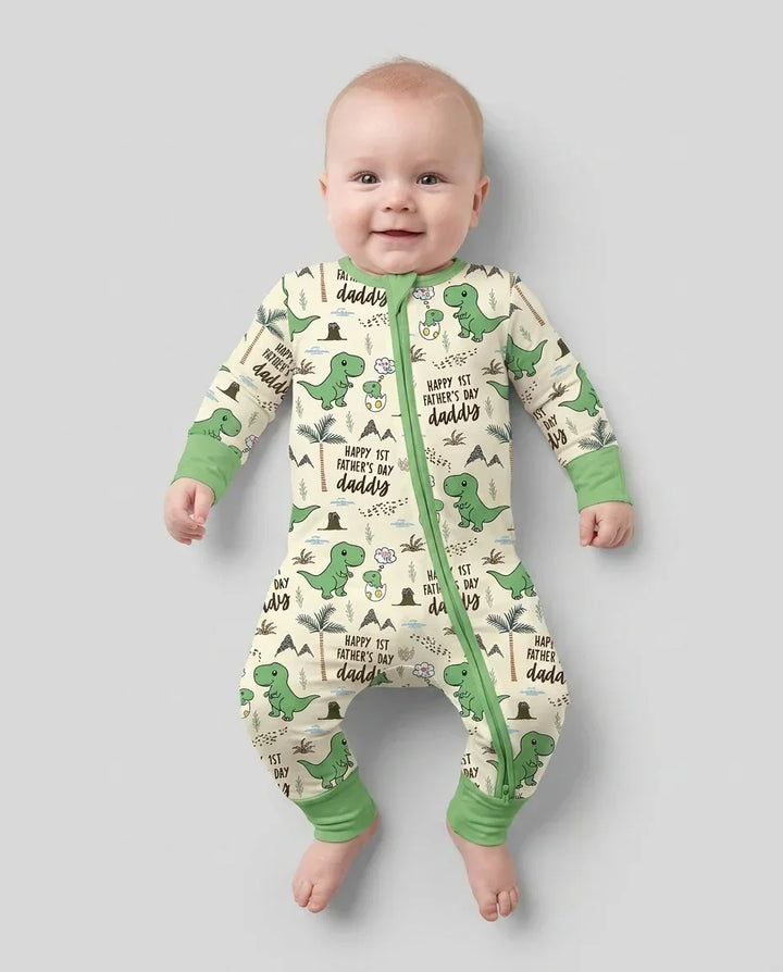 First Father's Day Daddysaurus Bamboo Convertible Zippy