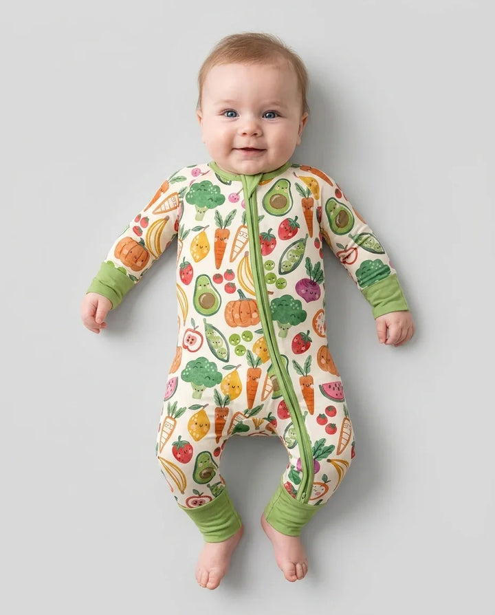 Veggie Friends Family Matching Bamboo Convertible Zippy