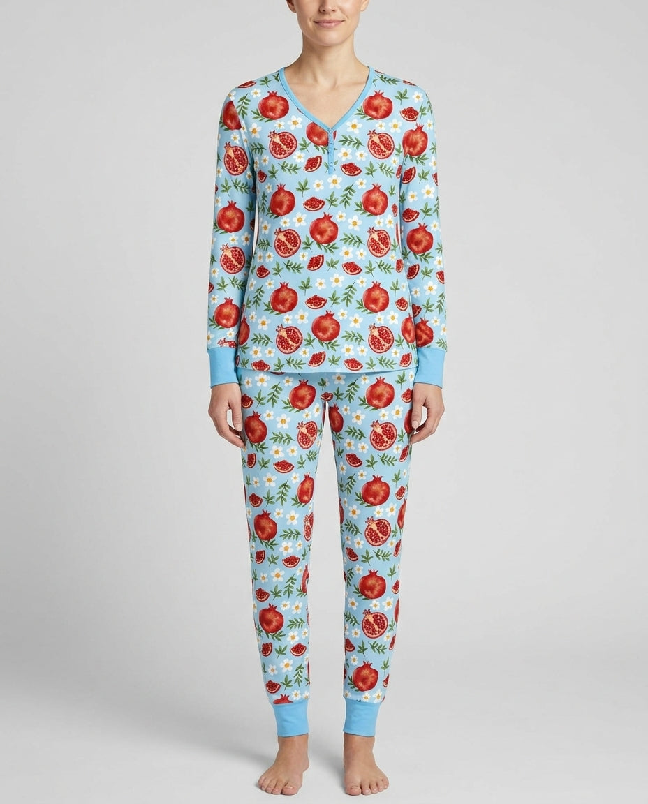 Pomegranate Garden Joy Family Matching Bamboo Women Pajama Set
