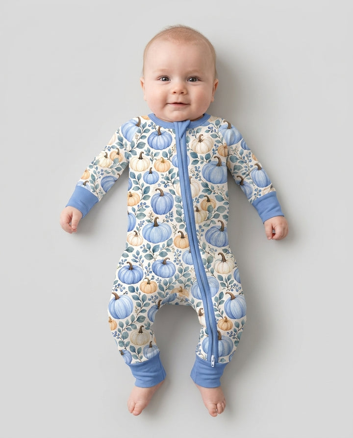 Pumpkin Cozy Fall Bamboo Convertible Zippy
