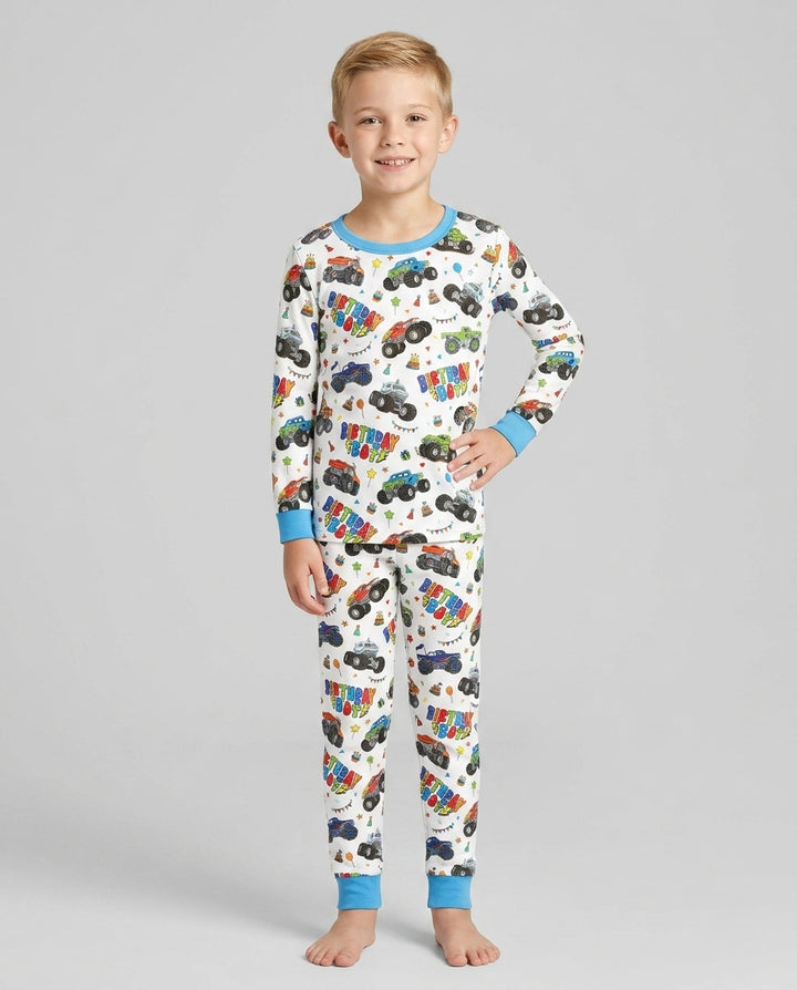 Template Bamboo Two Piece Long Sleeve Pyjamas Set