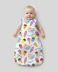 Jesus Summer Ice Cream Taste and See That The Lord Is Good Bamboo Sleep Bag