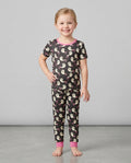 Little Ghosts Bamboo Two Piece Short Sleeve Pyjamas Set For Haloween