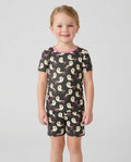 Little Ghosts Bamboo Two Piece Short Sleeve Shorts Pyjamas Set For Halloween