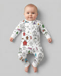 Colorable Matching Color Gingerbread Bamboo Convertible Zippy