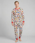 Kawaii Animals Soccer Tour 2026 Family Matching Bamboo Men's Pajama Set
