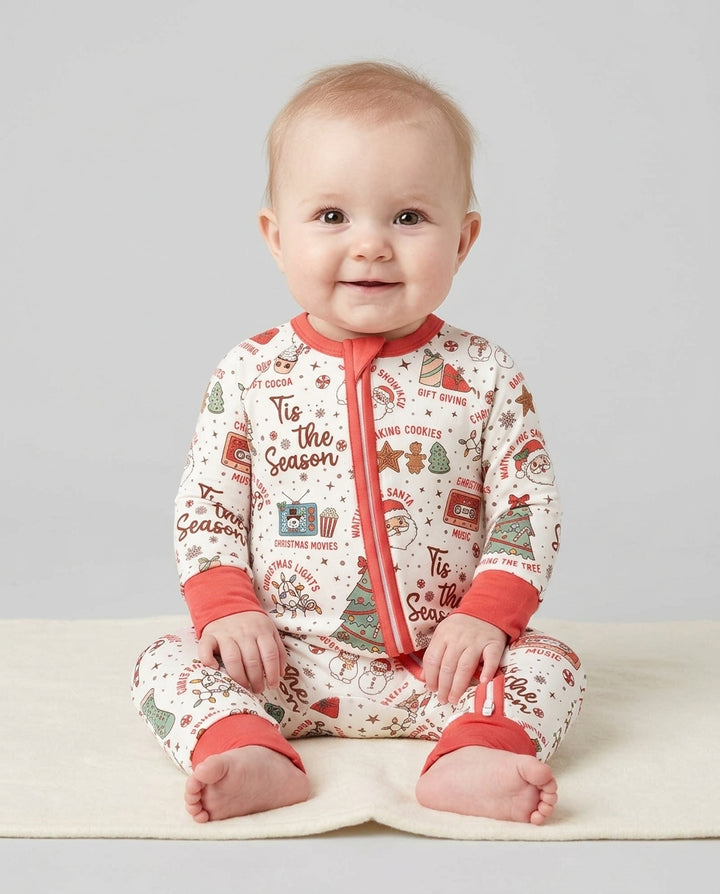 Tis The Season Retro Christmas Bamboo Convertible Zippy
