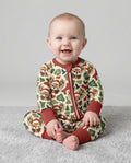 Christmas Deer Hunting Camo Bamboo Convertible Zippy