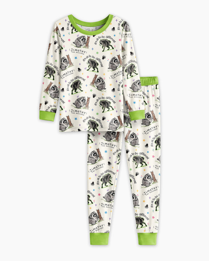 It's Okay to be Jimothy Bamboo Two Piece Long Sleeve Pajama Set