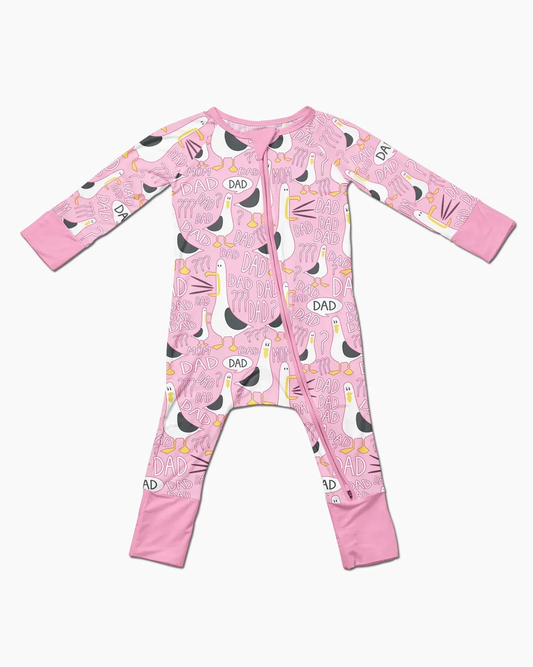 Funny Seagull DAD Bamboo Convertible Zippy