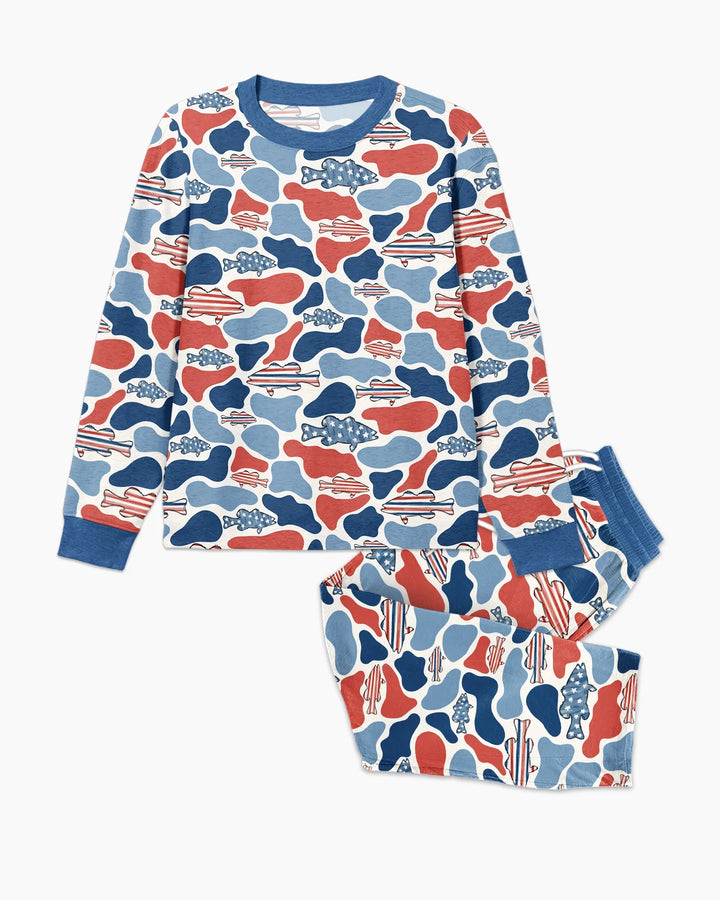 Reel America Daddy & Me Matching Bamboo Men's Pajama Set