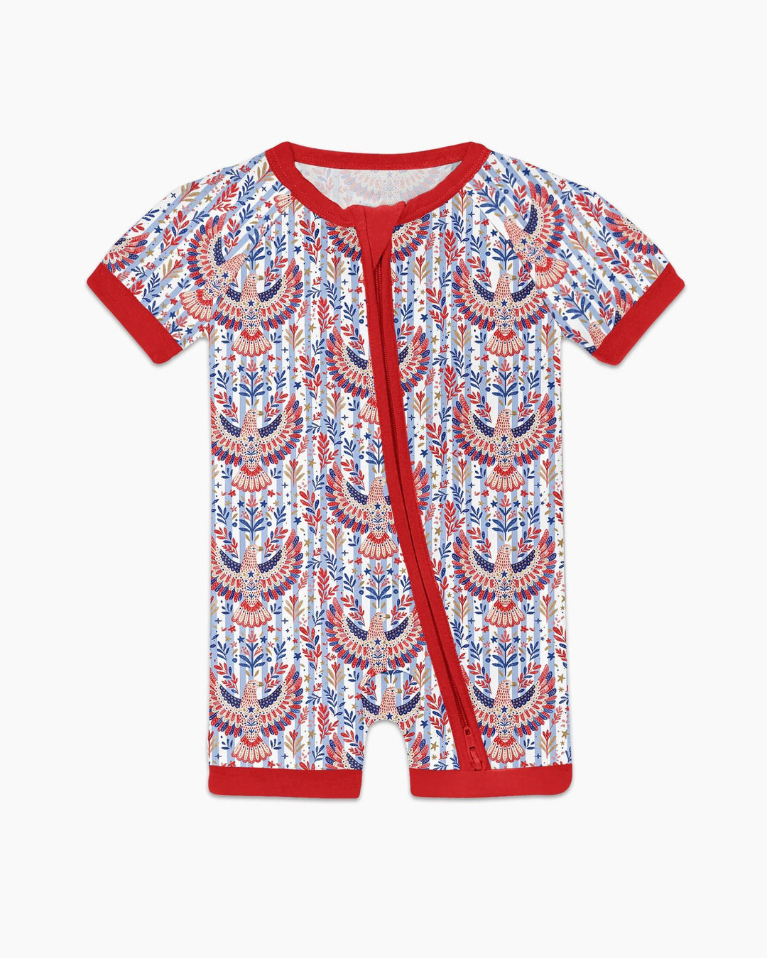 Patriotic Eagle Bamboo Shorty Zippy
