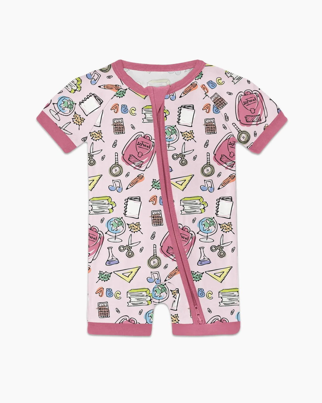 Doodle School Days Bamboo Shorty Zippy