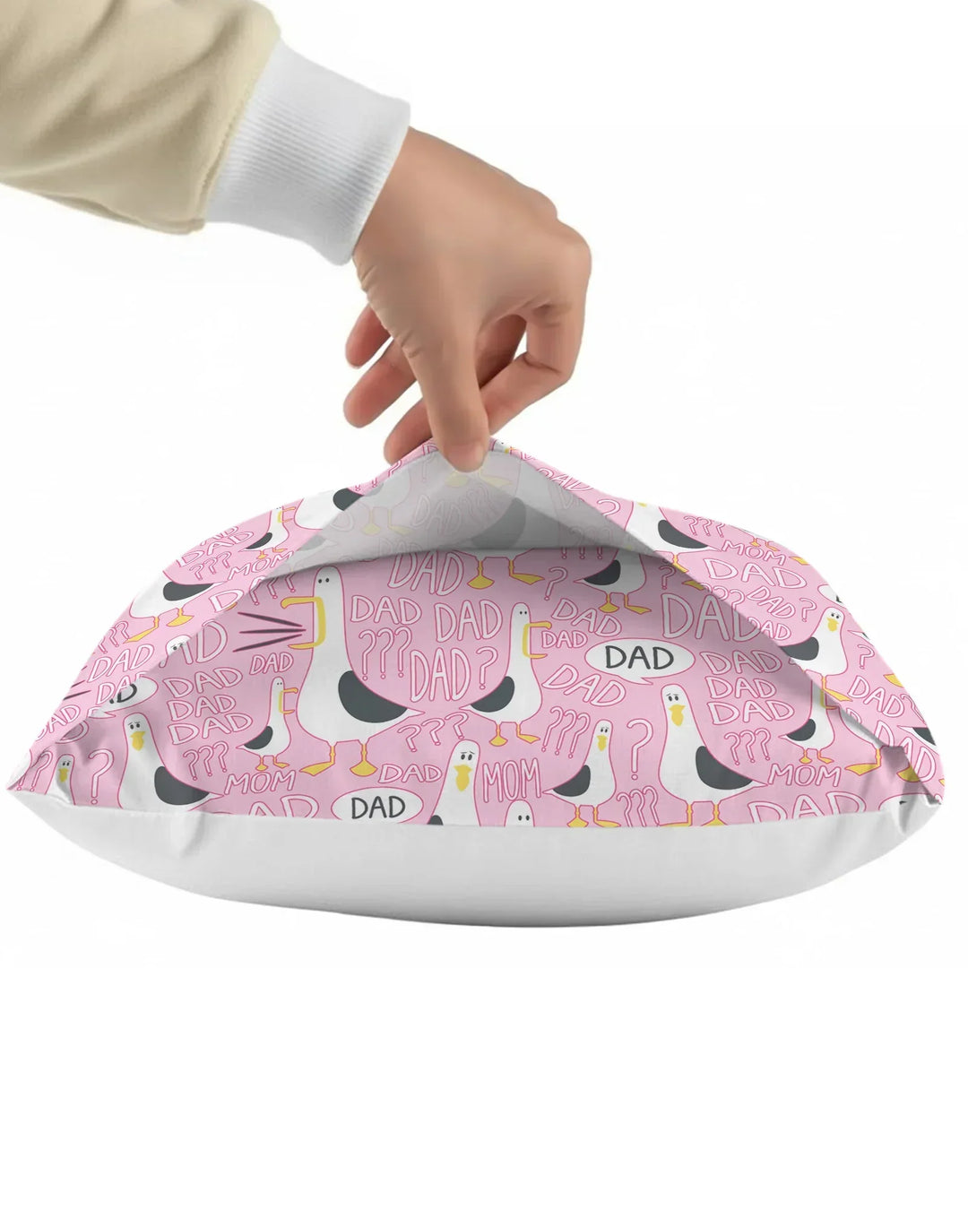 Funny Seagull DAD Bamboo Pillow Case