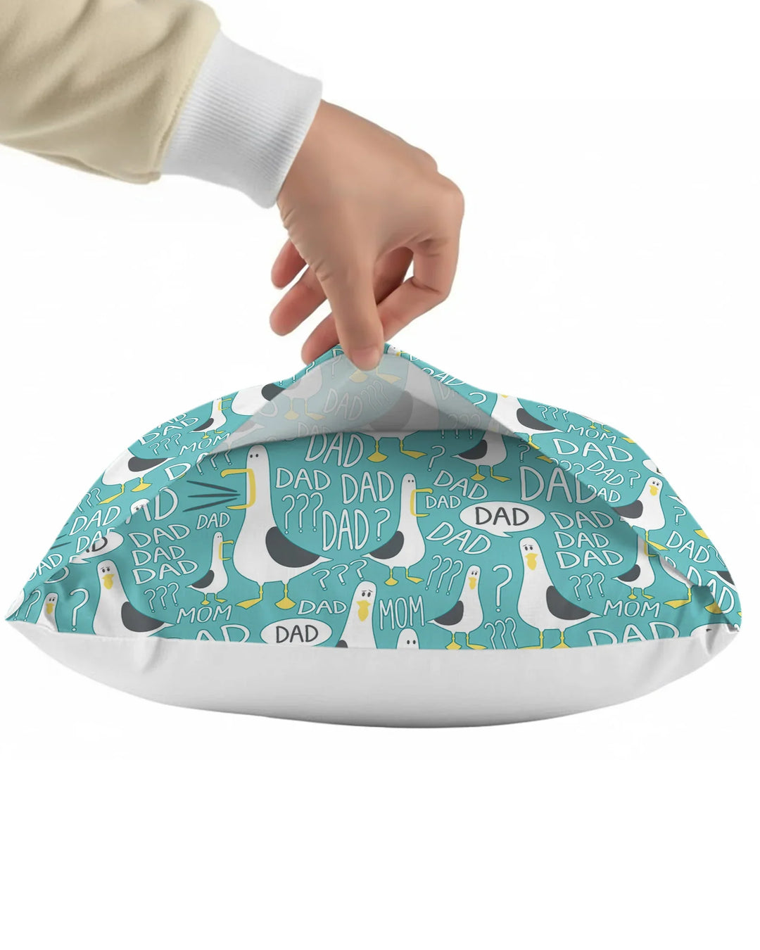 Funny Seagull DAD Bamboo Pillow Case