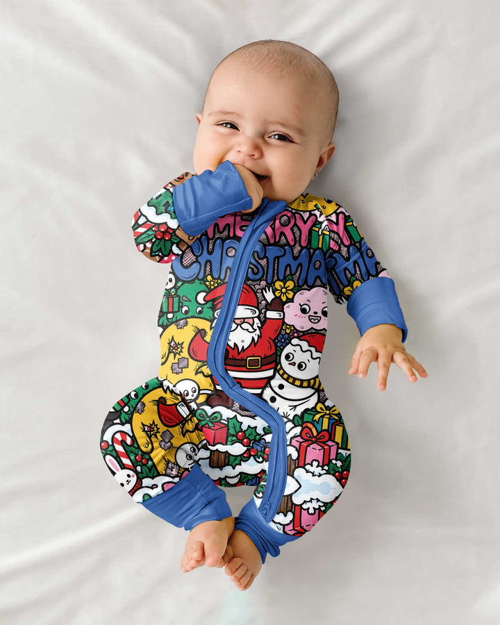 Merry Merry Christmas Bamboo Convertible Zippy