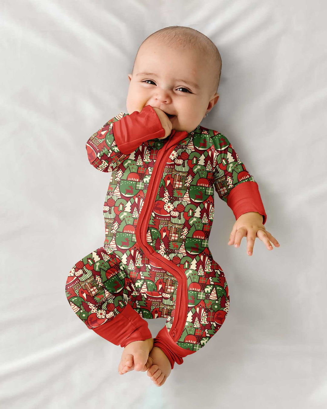 Christmas Time Mosaic Bamboo Convertible Zippy