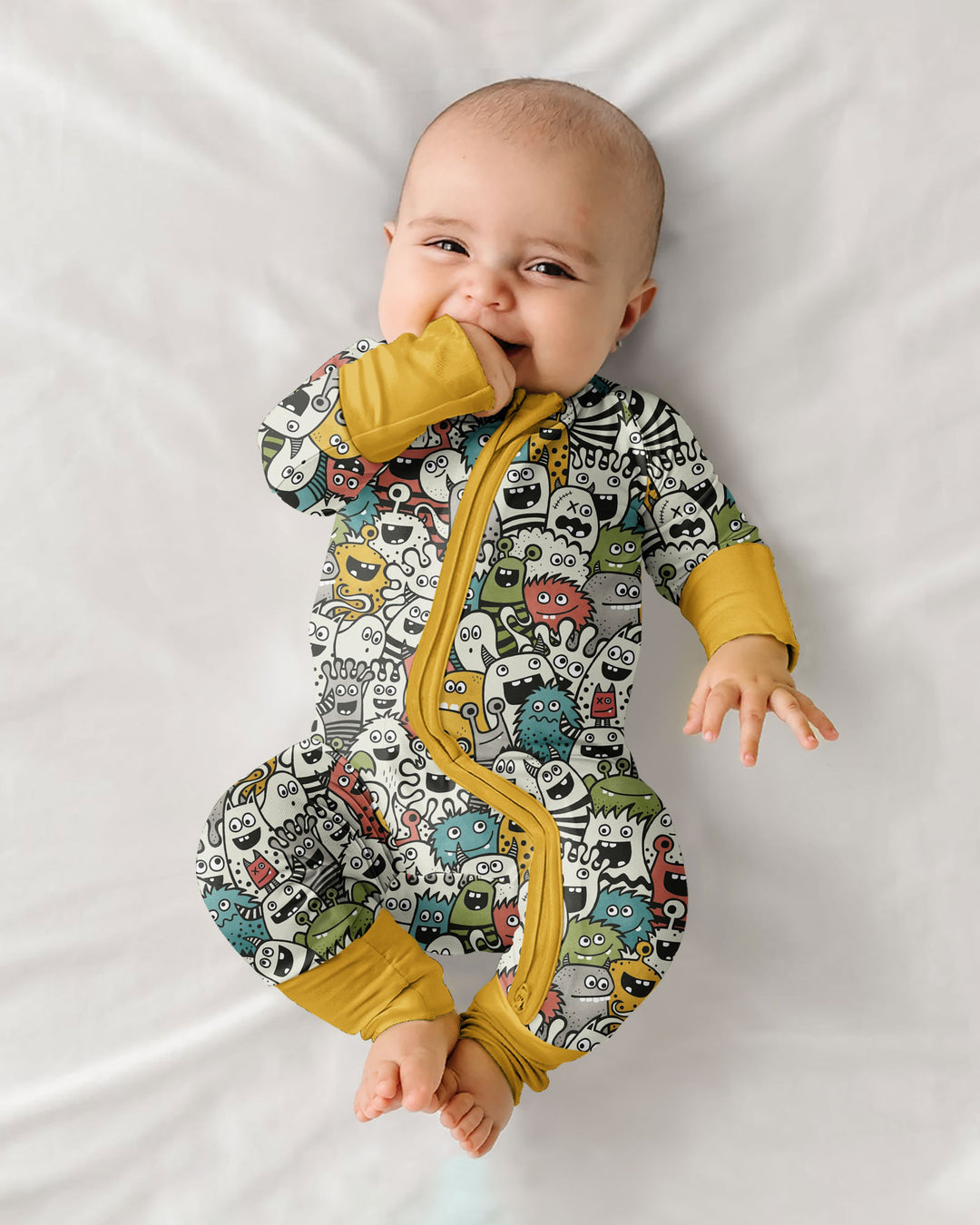 Monsters And Friends Bamboo Convertible Zippy