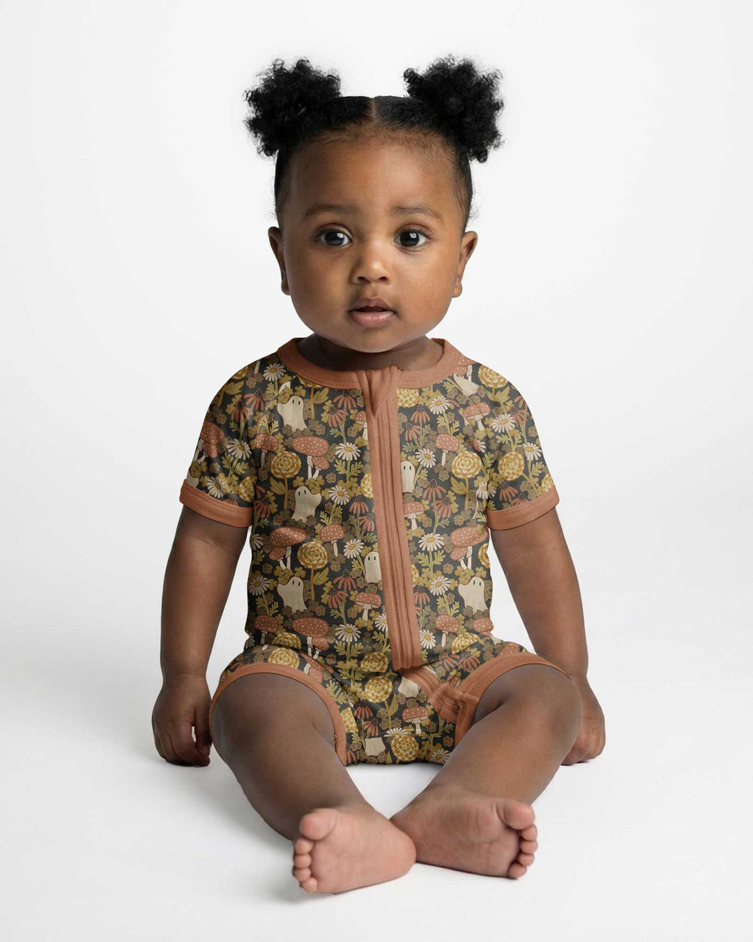 Ghost Garden Dark Autumn Bamboo Shorty Zippy